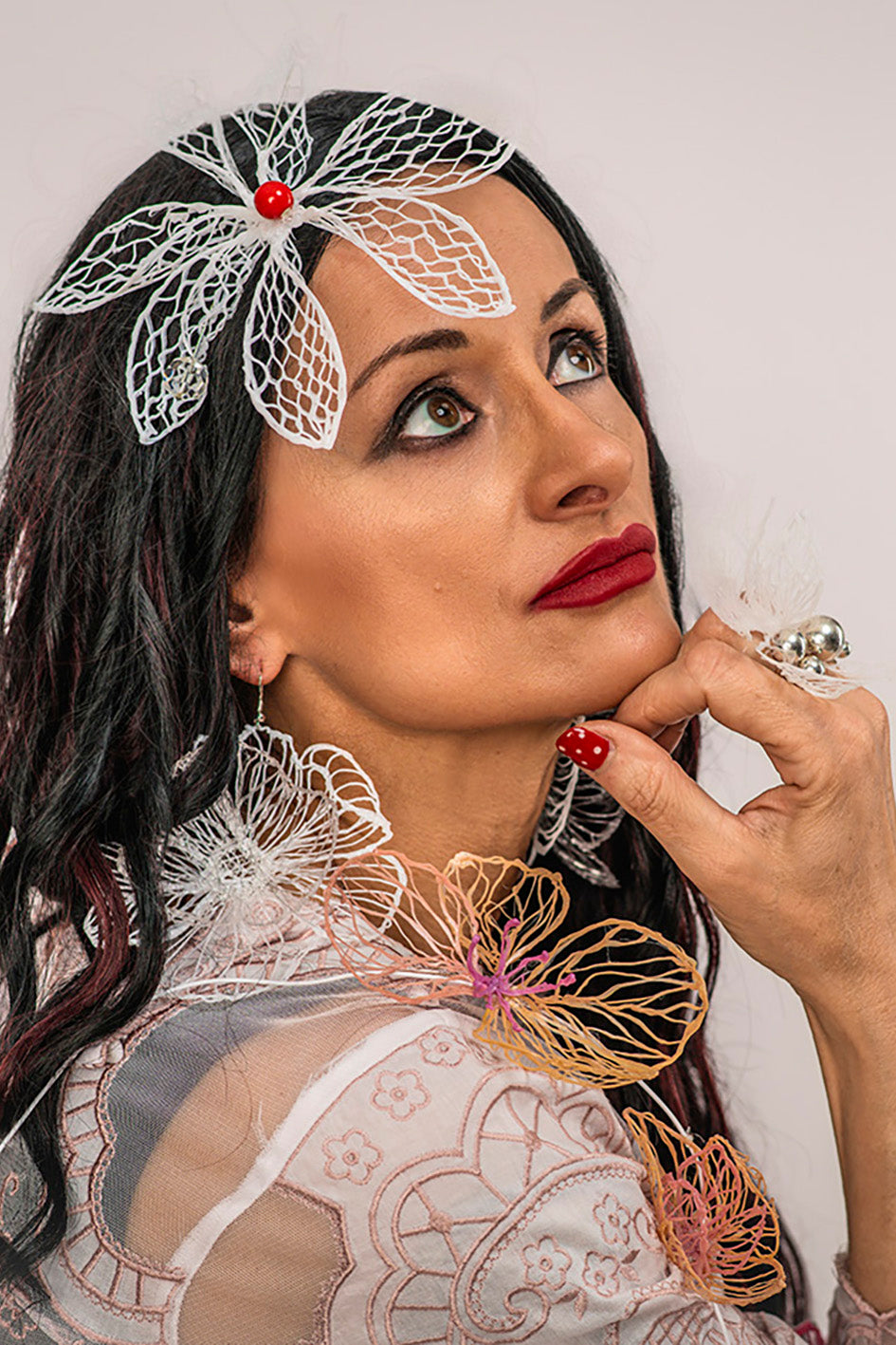 BRIDE - flower - Bio 3D hand-printed