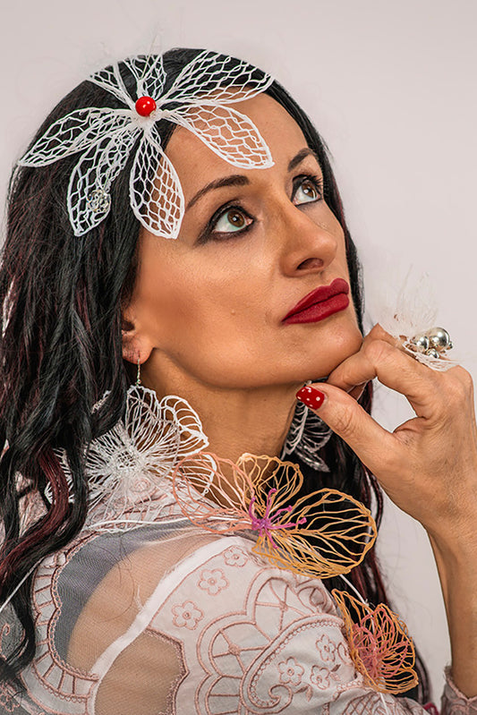 BRIDE - flower - Bio 3D hand-printed