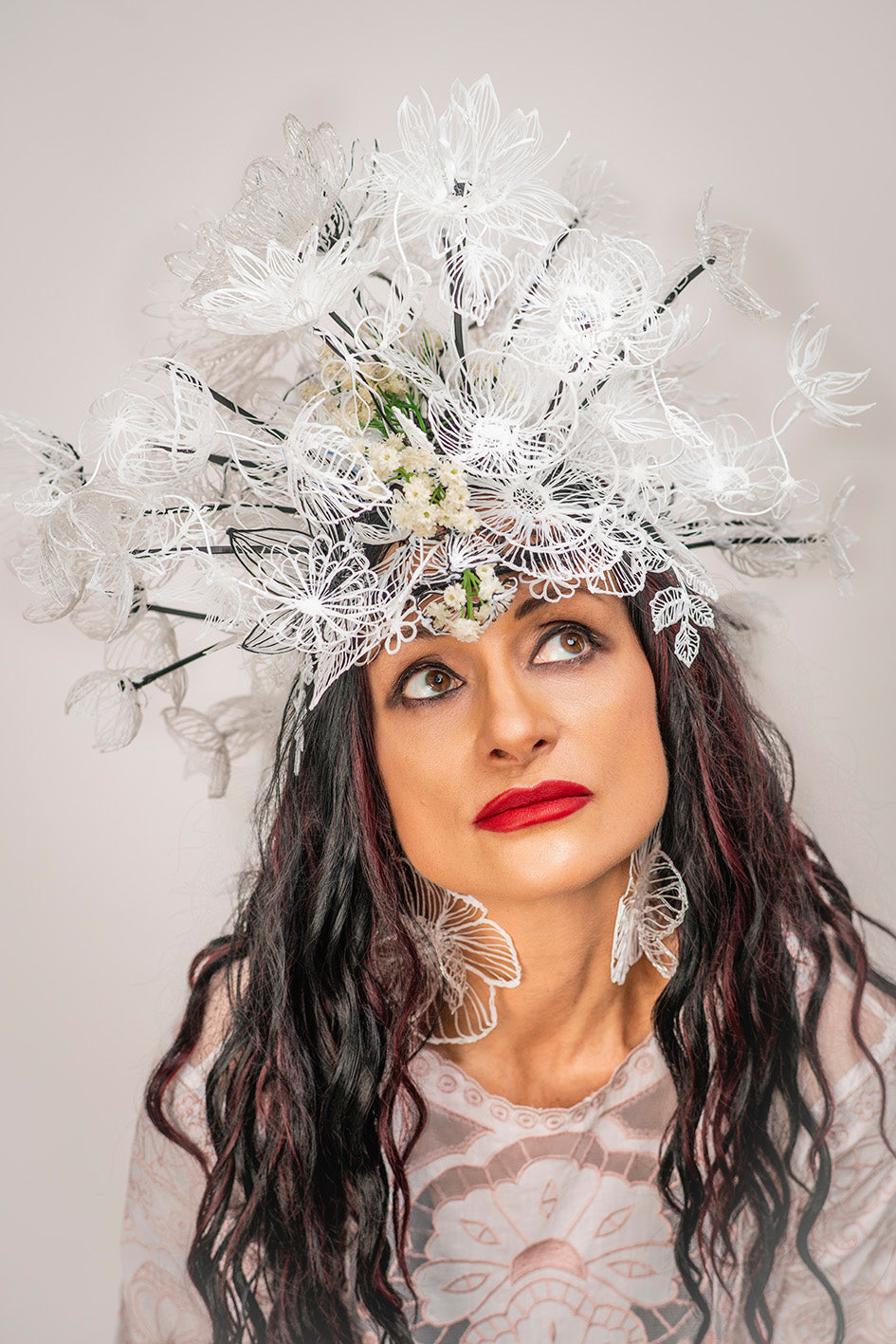 BRIDE - flower crown - Bio 3D hand-printed