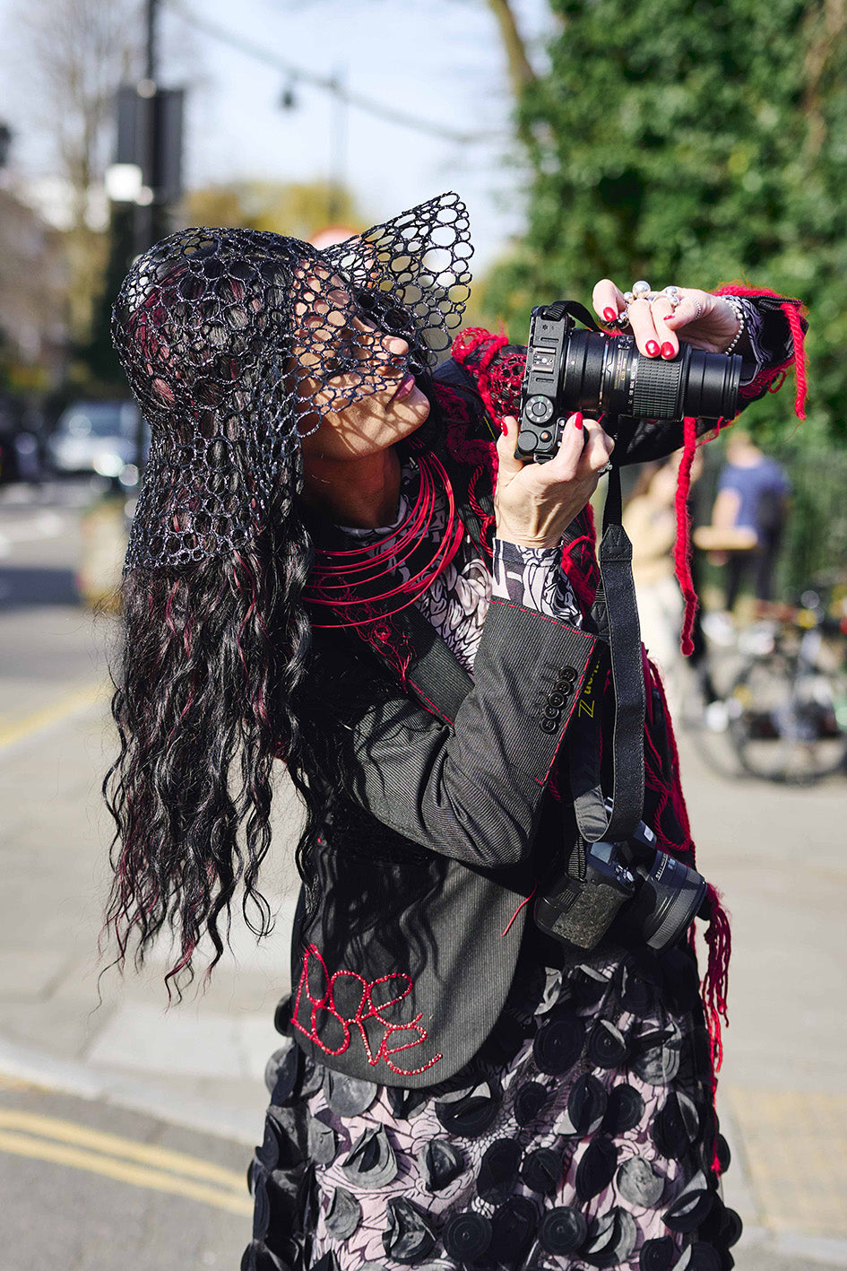 GABRIEL hat/veil - Bio 3D hand-printed