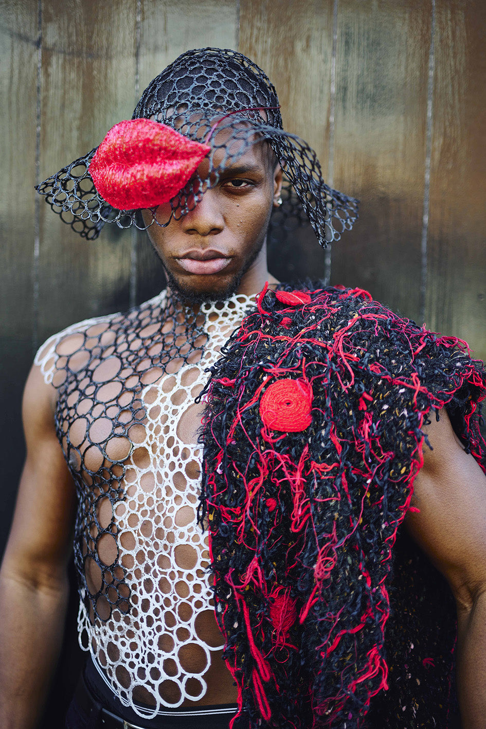 GABRIEL hat/veil - Bio 3D hand-printed